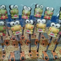Cokelat karakter keropi ( katak)